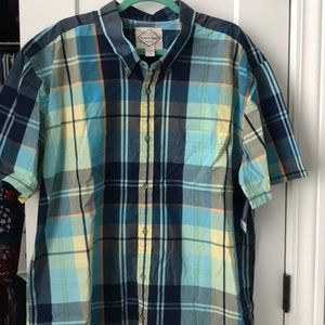 St. john’s Bay plaid button up shirt